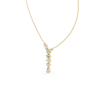 Collar de Diamantes CVD de 3.5 CT, Creados en Laboratorio, VVS-VS EF, Oro de 18K, 14K, Rosa, Amarillo, Blanco, Joyería Fina de Lujo - Product Image 6