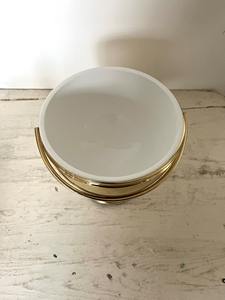 Seau à glace simple en forme de coupe dorée pour une utilisation formelle sur la table à manger, événements, refroidisseur de boissons élégant, présentoir de bar à domicile - Product Image 3