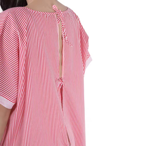 Bata de Hospital Cómoda Unisex 100% Algodón o Mezcla de Poliéster Ropa para Pacientes con Cierre Trasero para Uso Médico - Product Image 3