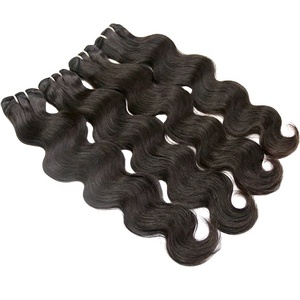 100% Raw Vietnamese European Remy <b>Extensions</b> <b>Tip</b> Tape Ins Single Donor Bundle Body Wavy for Machine Double Weft Taka - Product Image 1