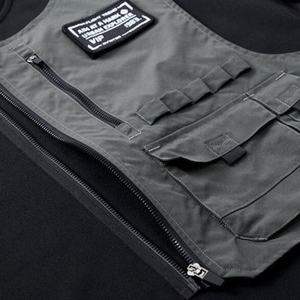 Sudaderas con Capucha de Invierno para Hombre, Estampado Terry, Estilo Hip Hop, Cyberpunk, Urbano, Techwear, 100% Algodón, Personalizadas al por Mayor - Product Image 3