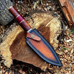 Cuchillo de Chef de Lujo Hecho a Mano, Mango Hecho a Mano, Cuchillo de Chef de Acero de Damasco Forjado, Cuchillo Multiusos para Rebanar, Deshuesar, Filetear y Pelar, OEM - Product Image 5