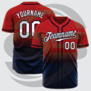Los uniformes de béisbol y softbol personalizados de Qurma Sports diseñan sus propios conjuntos de camisetas transpirables de talla grande disponibles - Product Image 3