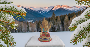 Laiton Shakyamuni bouddha Statue Sculpture bouddhiste guérison Relaxation Figurine à la main Art déco décoration de la maison accessoires - Product Image 6