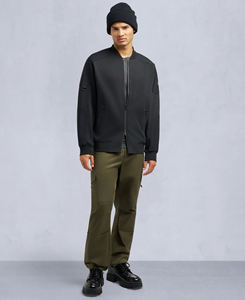 Veste chauffante d'hiver de couleur unie pour homme de qualité supérieure taille XL coupe ajustée col montant double fermeture éclair haute rue mode avant - Product Image 3