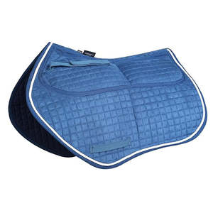 Tapis de selle en gros tissu coloré polaire coton mousse Dressage saut cordons assortis 2025 - Product Image 1