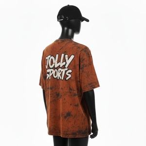 Chemise pour femme en coton jersey délavé à l'acide, 220 GSM, coton doux, couleur marron gris, logo personnalisé imprimé à l'écran, respirant - Product Image 5