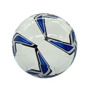 2023 Wholesale Price High Quality Size 4 Blue <b>White</b> PU Leather <b>Football</b> Thermal Bonded Soccer Ball - Product Image 3