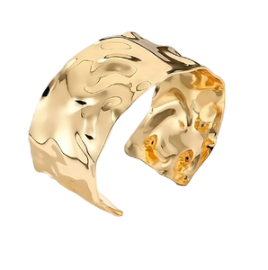 2027 China jewelry Gold Finish Cuffs Hot Sale Hand Crafted Vintage Oxidized <b>COPPER</b> LEAF Cuff for Women - Product Image 1