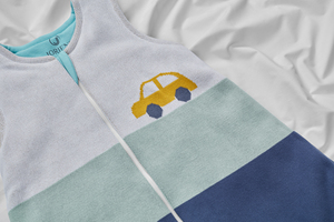 Saco de Dormir para Bebé de Algodón Orgánico 100% Tejido, Transpirable, Ecológico, con Diseño de Animales Adorables, Cierre Bidireccional, Color Personalizado, OEM/ODM - Product Image 2