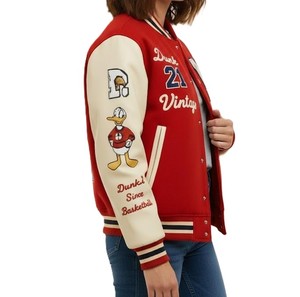 Chaqueta Universitaria de Béisbol Más Vendida, Fabricante de Ropa Urbana Personalizada, Chaquetas Universitarias de Lana Chenilla con Parche Bordado con Letras - Product Image 4