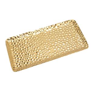 Elegant Textured Metal Tray with Color Enamel Technique Serving Snacks Sweets Beverages for Stylish <b>Table</b> Decor Party Hosting - Product Image 2