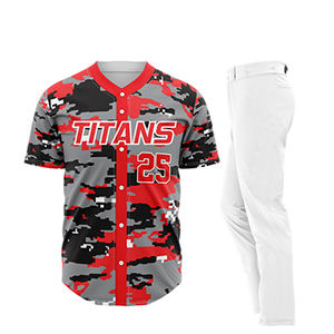 High Quality Top Stitched Breathable American Baseball Jerseys Baseball Wear Custom Adult Wholesale Baseball <b>Shirts</b> Sets - Product Image 6