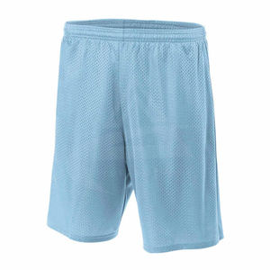 Pantalones Cortos de Malla para Hombre, 100% Poliéster, para Fitness y Deportes, Transpirables, de Secado Rápido, con Logotipo Personalizado, Color Liso, Diseño Sólido, Venta al Por Mayor - Product Image 5