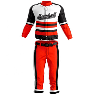 Recién llegado, uniformes deportivos de béisbol hechos a medida de alta calidad, conjuntos de colores elegantes para jugadores de talla grande para ropa de Softbol - Product Image 3