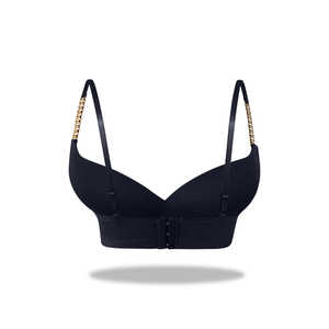 Soutien-gorge rembourré de qualité supérieure bleu avec bretelles élégantes - Product Image 3