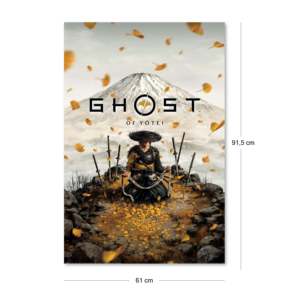 โปสเตอร์ภาพประกอบ PlayStation 5 Ghost of Yotei ทำจากกระดาษสำหรับตกแต่งผนัง - Product Image 2