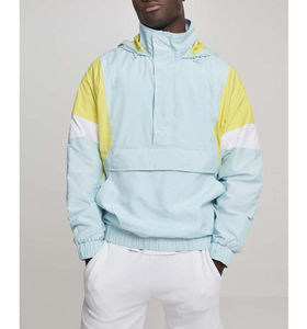 Chaqueta Cortavientos Deportiva Personalizada con Logotipo para Hombre, 100% Poliéster, Ligera y Transpirable, Color Sólido para la Temporada de Otoño - Product Image 6