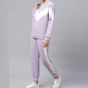 Nuevo Chándal Informal Transpirable de Marca Propia, Ajuste Cómodo, Liso, Cintura Elástica para Mujer, Chándal Cálido de Invierno, Color Personalizado - Product Image 3