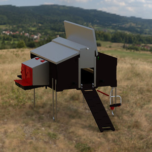 Poulet Caravan Free-Range 1x1.2M sans Kit Roue - Product Image 4
