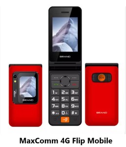 Téléphone portable à clapet 4G LTE avec fonction HAC et SOS pour personnes âgées, avec base de charge en option - Product Image 3