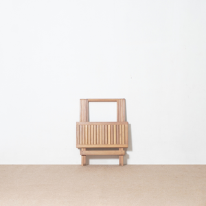 Table à manger carrée d'extérieur en teck Table à manger pliante de jardin en teck Table à manger de patio Meubles en bois massif Couleur naturelle - Product Image 1