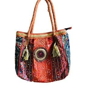 Bolso Banjara indio hecho a mano para mujer, bolso de hombro bordado Vintage de lujo personalizado, bolso de hombro de compras de noche de estilo bohemio - Product Image 5