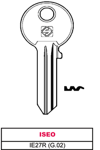 Chiave Asc Ie27r (g.Vac 0) Iseo - Product Image 1