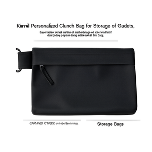 Borsa Clutch Personalizzata Kamil per Conservare Gadget - Product Image 3