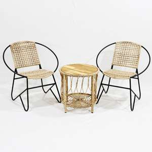 CH Factory-Metal Outdoor Rocking <b>Chairs</b> for Garden Patio or <b>Balcony</b> Durable and Comfortable Seating - Product Image 1