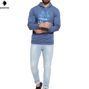 เสื้อฮู้ดดี้ผ้าฝรั่งเศสเนื้อหนักสำหรับฤดูหนาว ปักลายแบบกำหนดเอง ตกแต่งด้วยแพทช์ ผู้ชาย สไตล์ซันเฟด ประดับด้วยคริสตัล แบบดิจิทัล - Product Image 1