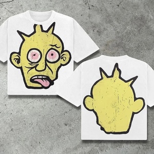 Streetwear fabricant personnalisé T-shirt 300 Gsm T-shirt 100% coton imprimé Dtg Épaule lourde Surdimensionné Boxy t-shirts - Product Image 4