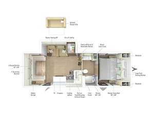 Faites des économies sur la caravane de voyage moderne Winnebago Thrive 24RKS 2024-2026 d'occasion avec suspension indépendante - Product Image 2