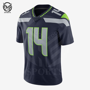 เสื้อเจอร์ซีย์ใส่เล่นกีฬาเสื้ออเมริกันฟุตบอลออกแบบชื่อได้ตามต้องการ - Product Image 1