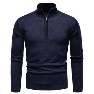 Soft Cotton <b>Sweater</b> - Cozy Pullover for Men Women, Perfect for All Seasons Fashion <b>Cable</b> <b>Knit</b> Half Zipper Pullover <b>Knit</b> <b>Sweaters</b> - Product Image 2