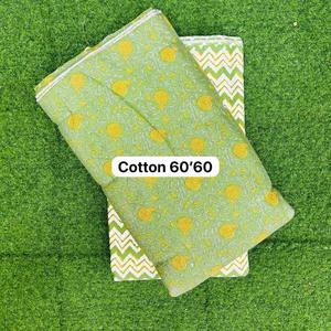 Designer Cotton 60x60 Floral Print Fabric for Dressmaking Kurti and Tops Breathable Textile Wholesale Supply - Product Image 4