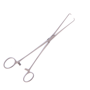 Braun Tenaculum Forceps Lurus kotak bersama, 1x1 gigi, kualitas tinggi baja tahan karat urogy Forceps - Product Image 4