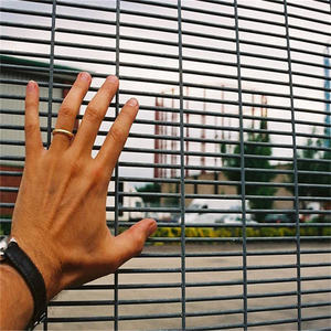 Clearview Gelaste Gaaspanelen Gegalvaniseerd Staal Buitengevangenis Luchthaven/Hoge Beveiliging 358 Anti Klim Hek - Product Image 5