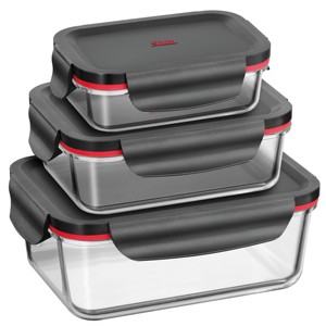 Ensemble de 3 récipients de conservation alimentaire multifonctionnels Silit - Product Image 1