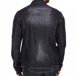 Nouvel arrivage Étiquette personnalisée de bonne qualité avec le meilleur prix/le meilleur élégant automne hiver hommes vestes jeans vieillis - Product Image 3