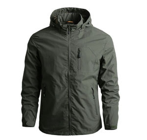 Veste coupe-vent pour homme à prix imbattable, séchage rapide, fermeture éclair, légère, vente en gros, logo personnalisé, veste coupe-vent pour homme - Product Image 1