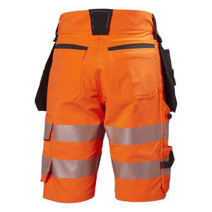 Pantalones cortos de seguridad para el trabajo de Venta caliente Hi Vis Reflective Summer Uniform Construction Wear Shorts para hombres - Product Image 2
