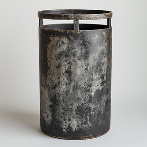 Porte-parapluie de sol en métal élégant, double face, options personnalisables, design moderne, construction robuste, finition lisse pour - Product Image 1