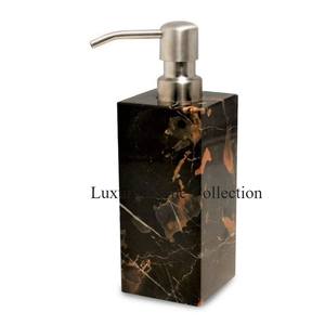 Ensemble de distributeurs de savon liquide en verre de différentes tailles avec porte-savon, accessoires pour salle de bain et toilettes, utilisation pour le nettoyage des mains - Product Image 5