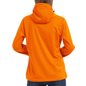 Chaqueta Softshell con capucha para mujer, abrigo impermeable a prueba de viento para exteriores, chaqueta Softshell para mujer, Forro cálido - Product Image 2