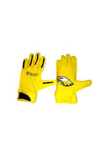 Gants de receveur de football américain professionnels - Légers, durables, adhérents, imperméables, de haute qualité, fermeture auto-agrippante, personnalisables - Product Image 4