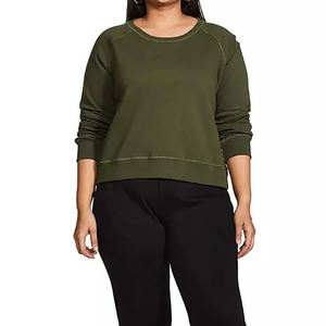 2025 New Hot Sale Design Autumn Winter Plain Woman Fashion <b>Pullover</b> <b>Women</b> Crew Neck <b>Pullover</b> Sweatshirt breathable Sweatshirts - Product Image 1