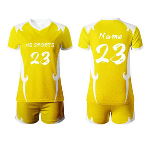 High Quality Custom Logo Girls Volleyball Uniform Low Price <b>Slim</b> Fit Team Sets Sublimation Technique Girls Volleyball Uniform - Product Image 3