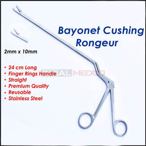 Kerrison giratorio multifuncional Manual Rongeur ENT instrumentos médicos punzón instrumento ortopédico conjunto espinal Rongeurs - Product Image 3