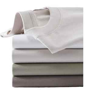 Top Trending Impreso Diseño de bordado Peso de verano 230G Hecho de algodón pesado con mangas Camiseta suelta de cuello redondo liso - Product Image 1